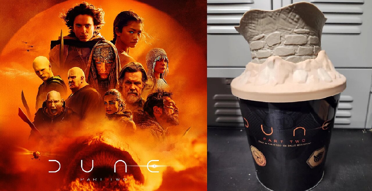 DUNE 2 Release Gets Culture War YouTubers To Shill Hard For DUNE SEQUEL & DUNE 2 Popcorn Bucket?