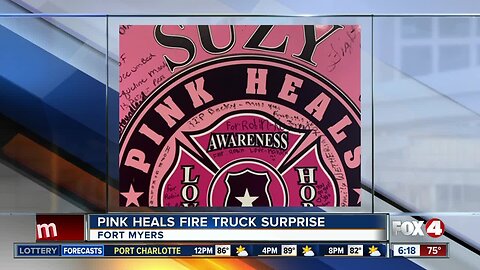 Pink Heals truck makes stop in Fort Myers