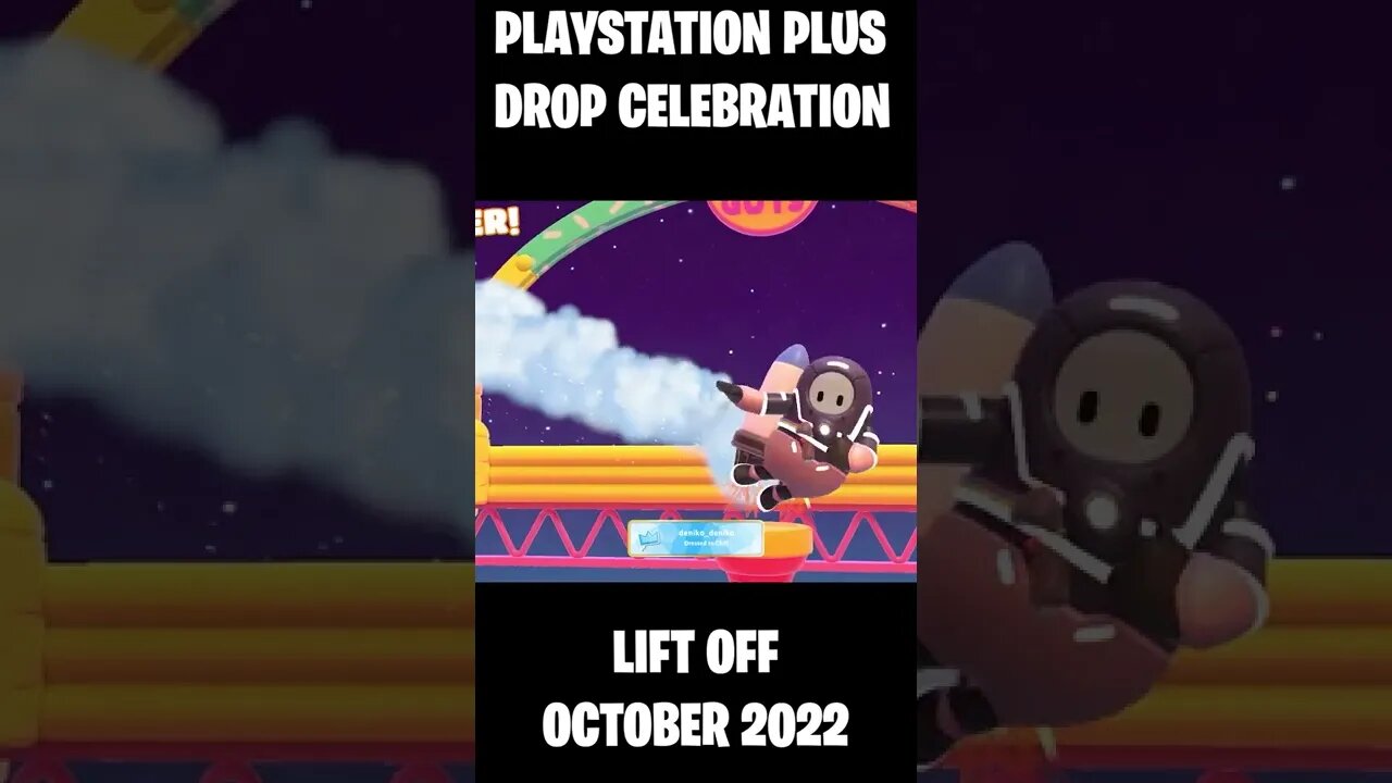 Fall Guys Season 2 New PS Plus Winning Celebration #fallguys #shorts