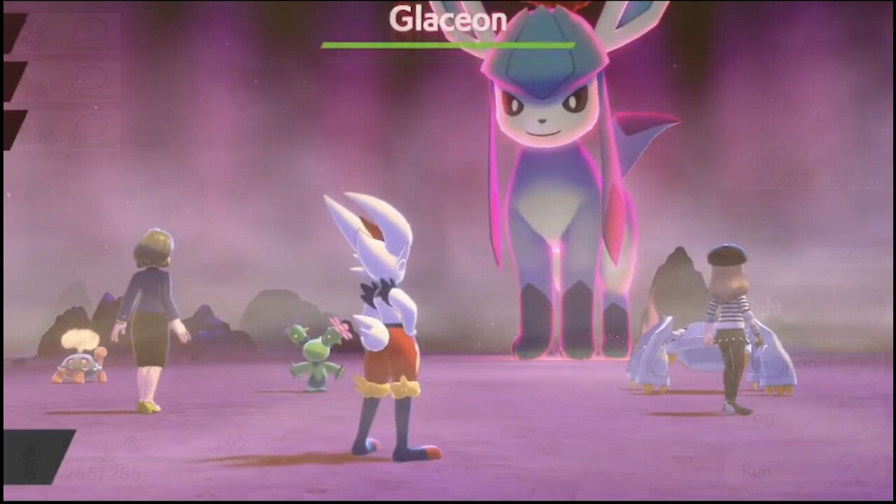 Pokémon Sword - Glaceon Max Raid Battle Gameplay