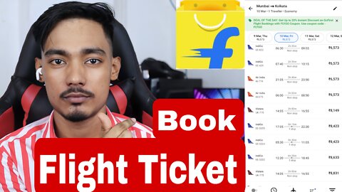 How to Flight Ticket booking ✈️| Book air ticket online on Flipkart - Select Window Seat online??