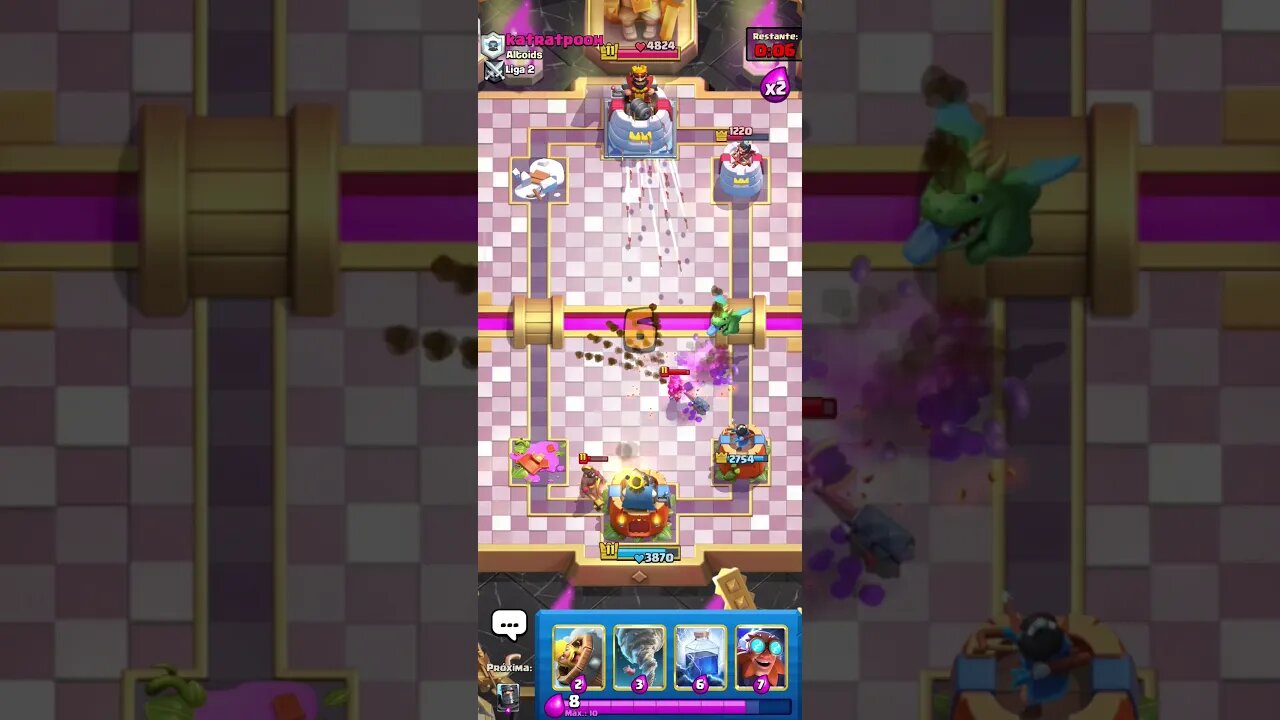 CLASH ROYALE SHORTS #180 - SÓ TEM PARTIDA TOP