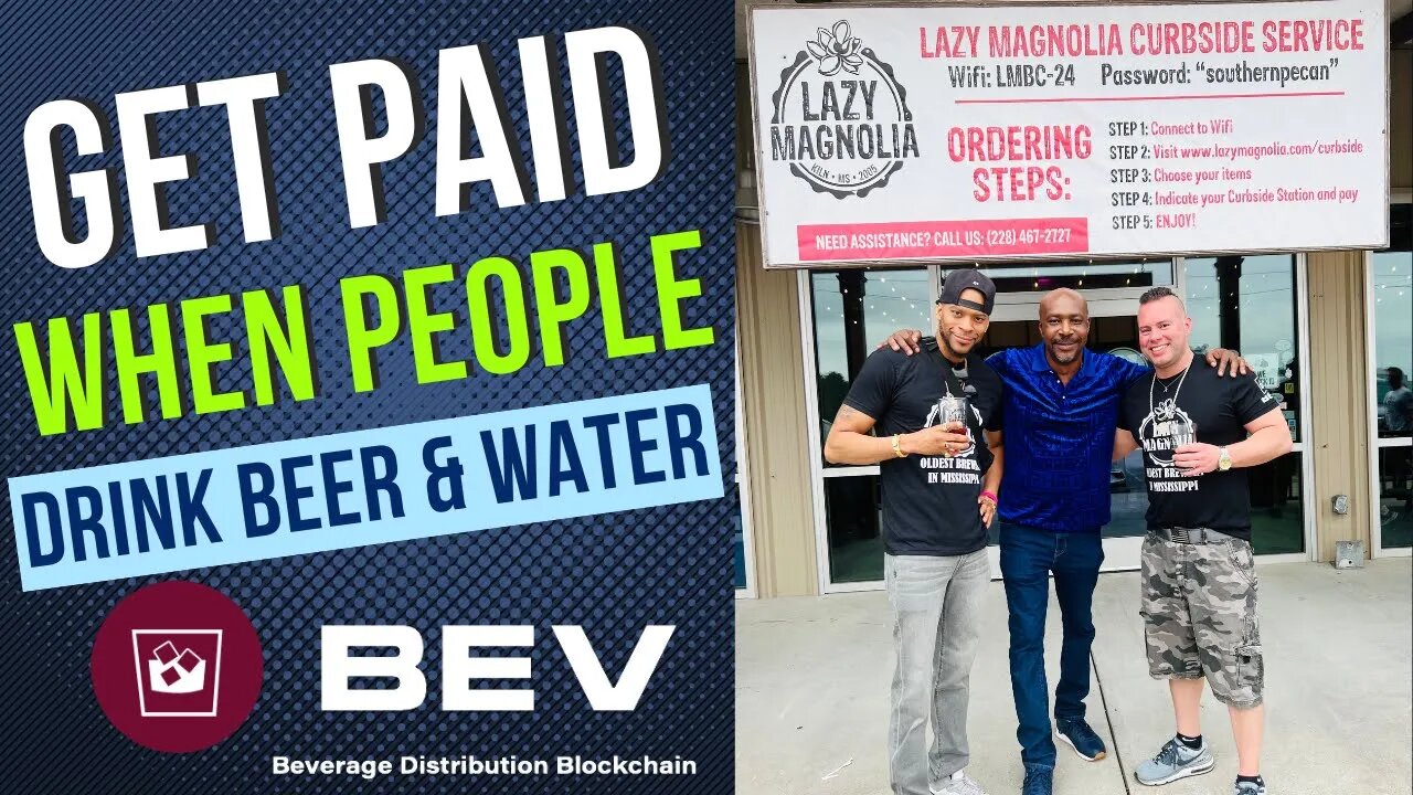 Get Paid Daily When People Drink Beer & Water!