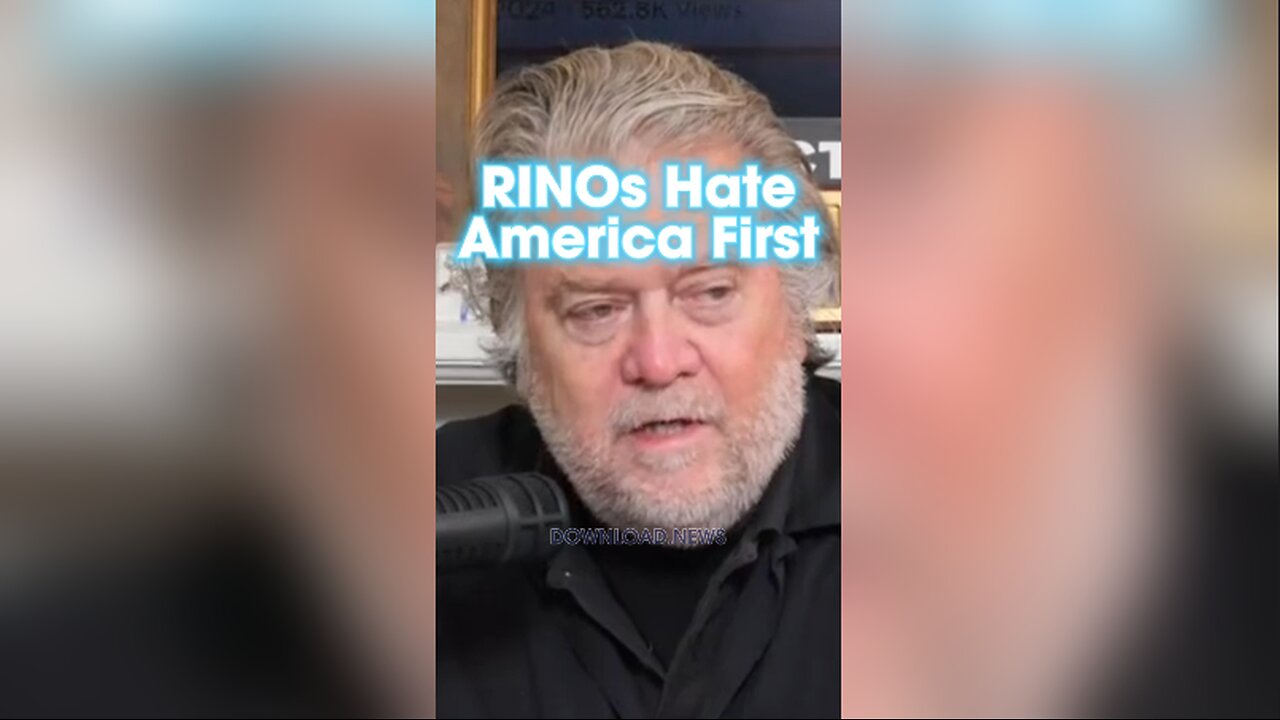 Steve Bannon: RINOs Like McConnell Made Themselves Enemies of Trump & America First - 1/25/24