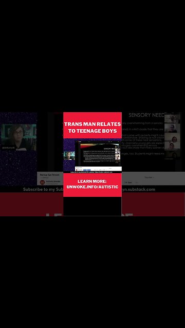 This trans autistic sex education teacher relates to 14-year-old boys #shorts