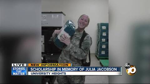Scholarship in memory of Julia Jacobson