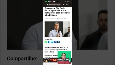 Com certeza será o melhor governador que SP já teve, e com certeza será o próximo presidente.