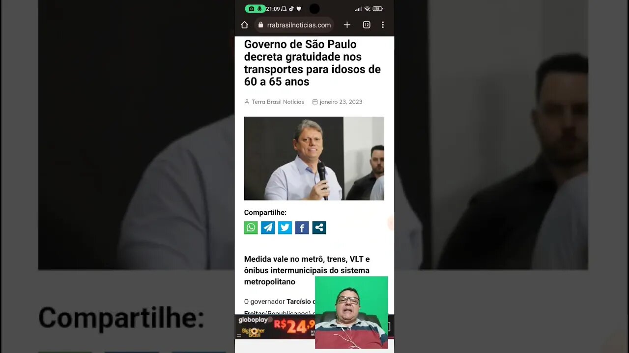 Com certeza será o melhor governador que SP já teve, e com certeza será o próximo presidente.