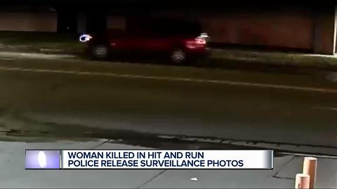 Woman killed in hit and run, police release surveillance photos