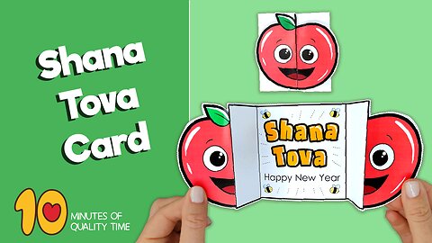 Apple Shana Tova Card Craft