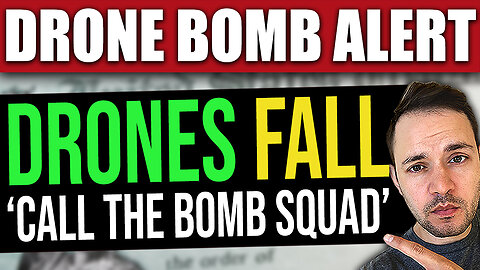 (WATCH) Drones Fall… ‘CALL BOMB SQUAD, DON’T APPROACH’