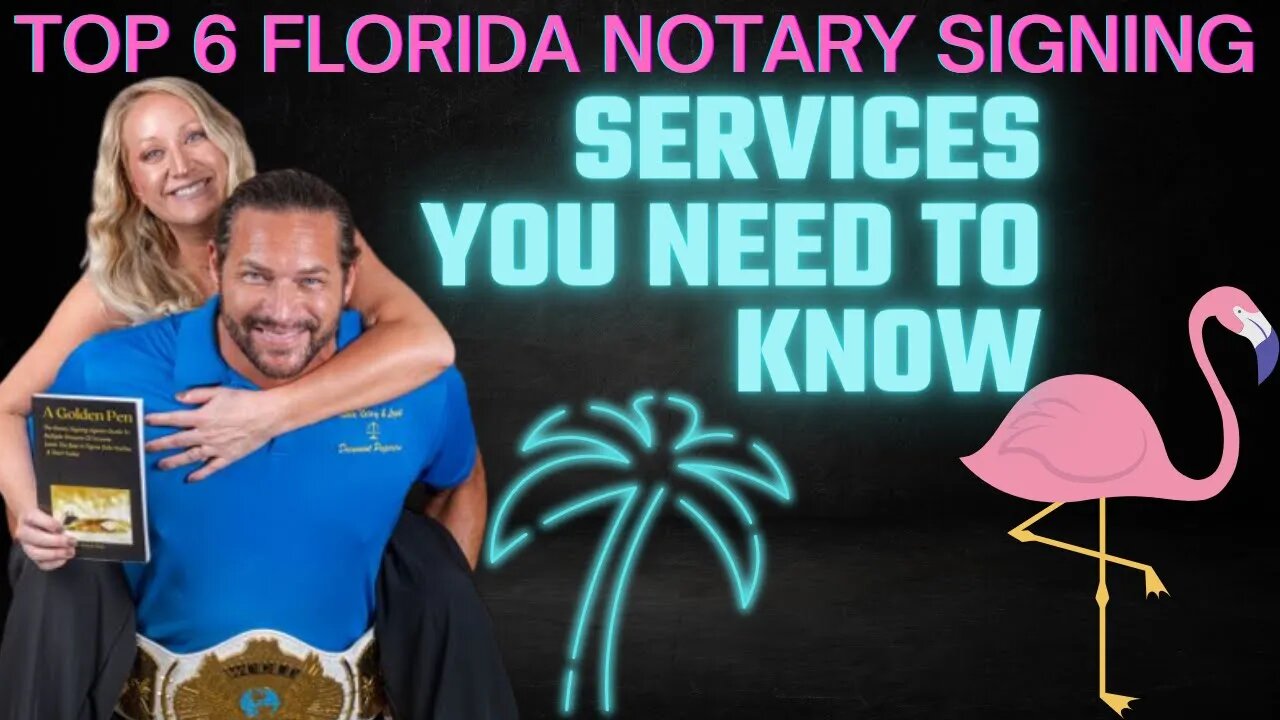 TOP 6 Signing Agent Hiring Services that all Florida Notary Publics Need To Know!