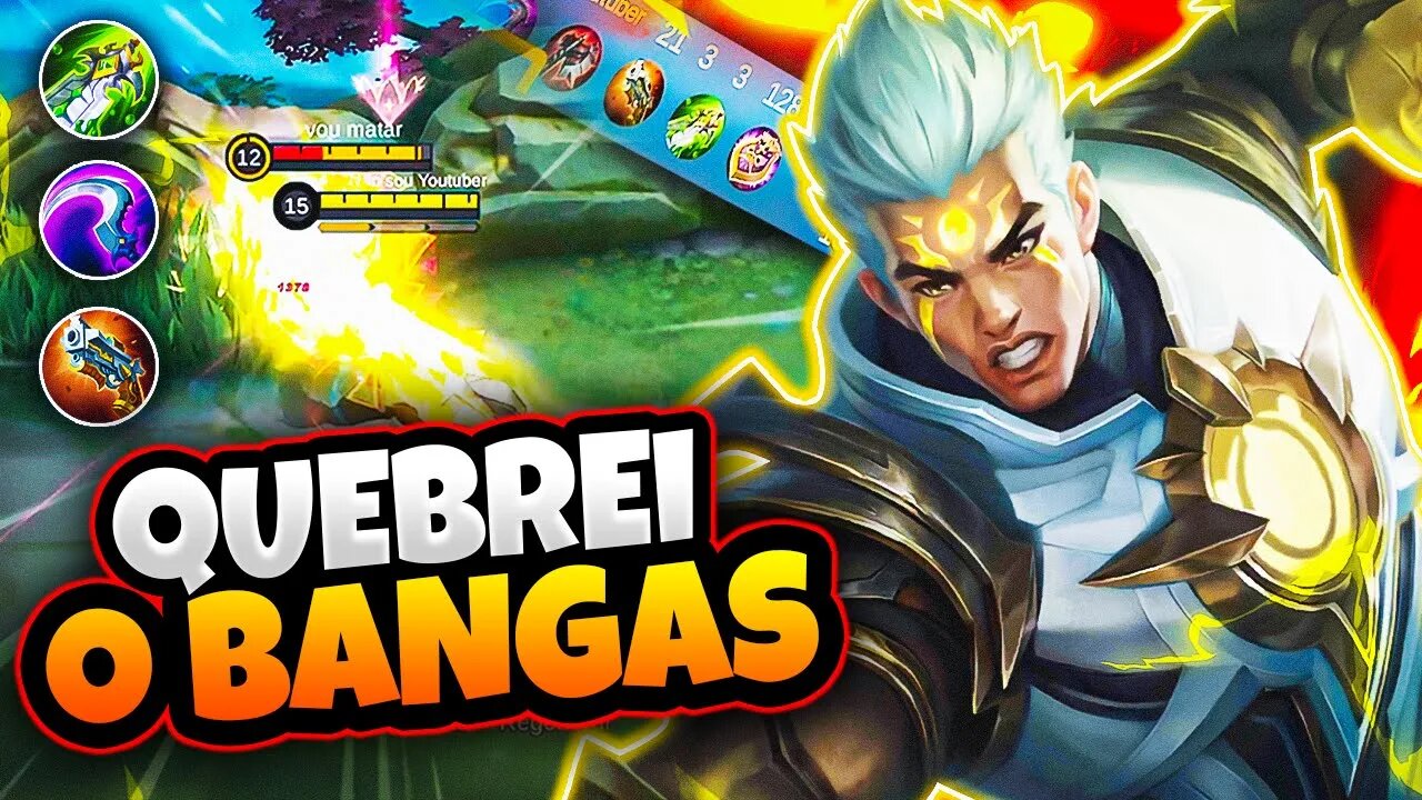 FIZ PAQUITO FULL DANO! EQUILIBRADO, NÉ? | MOBILE LEGENDS