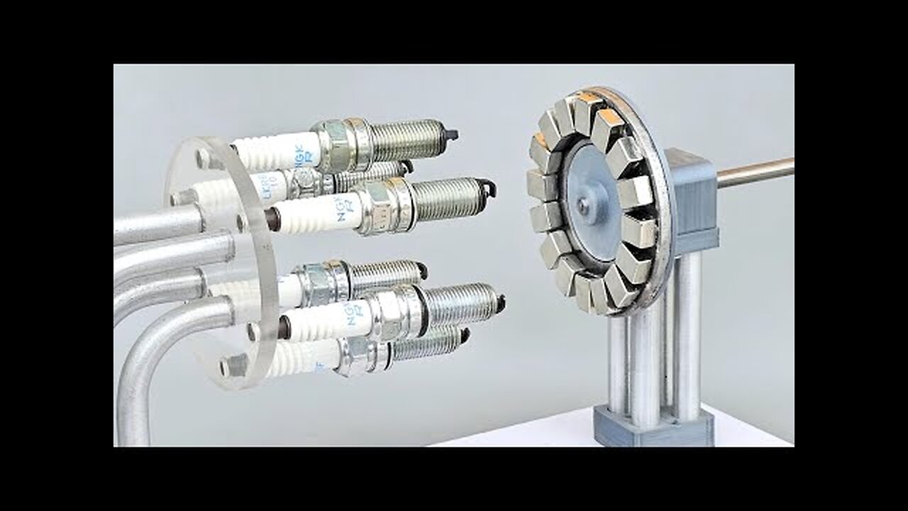 Making Powerful Spark Plug Using Motor