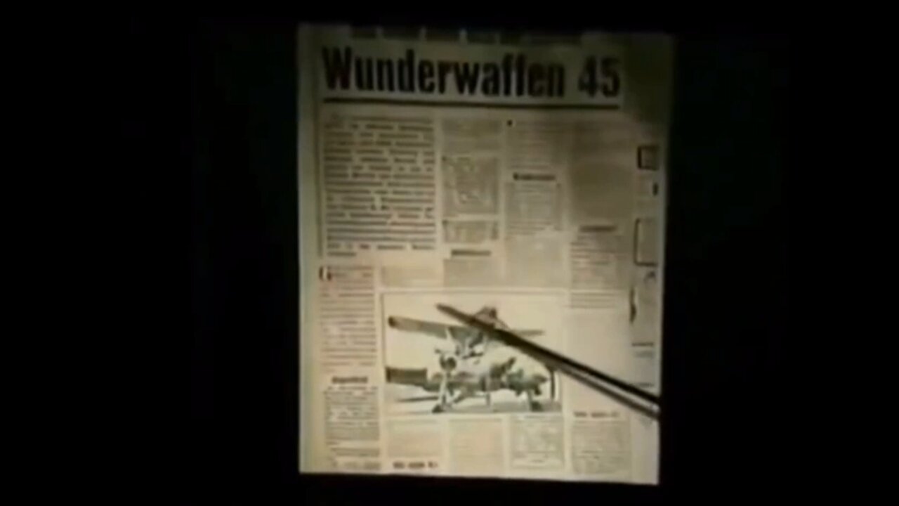 Wunderwaffen 45 - German flying saucers?