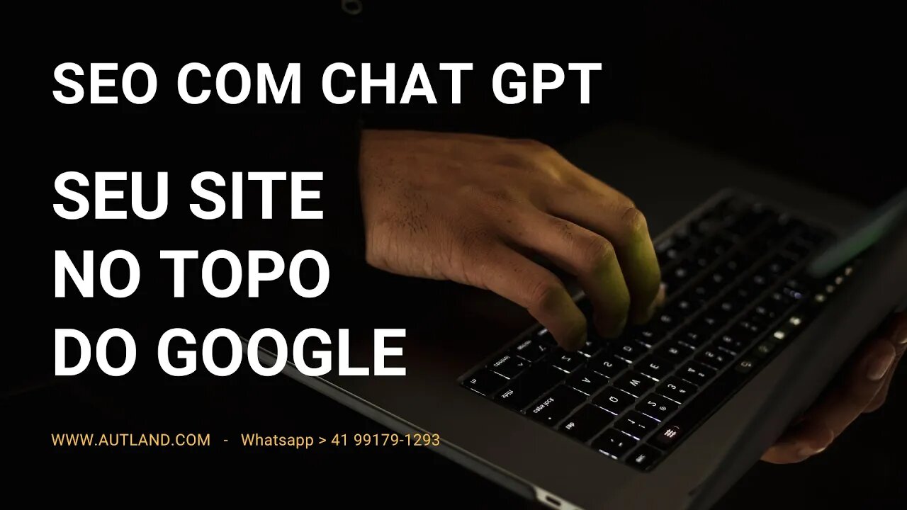 🔴 SEO com CHAT-GPT Inteligência Artificial trabalhando para mostrar o seu site no Google