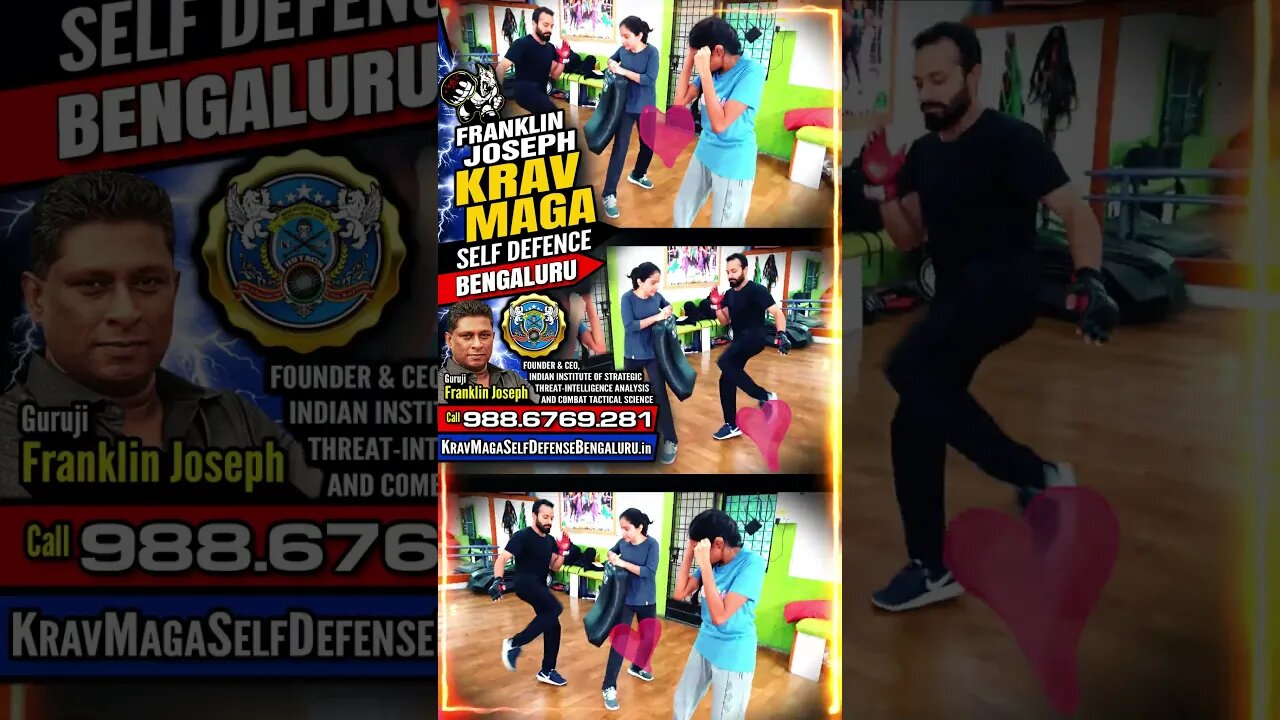 Krav Maga in Bengaluru (Self Defense) by Franklin Joseph - Men Women Kids Teens #KravMaga #Shorts