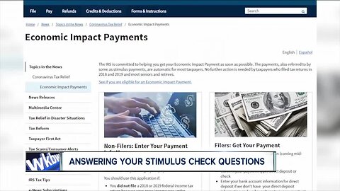 Answering your stimulus check questions