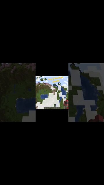 top 3 bonitas seeds Minecraft 1.20.1 #shorts #minecraft #seeds