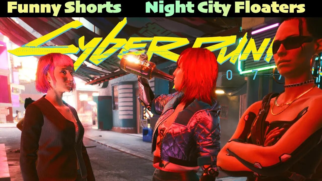 V kicks back with Tiny Mike | Cyberpunk 2077 Funny #shorts