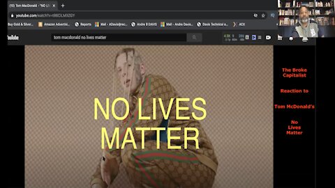 Broke Capitalist's reaction to Tom McDonald's No Lives Matter