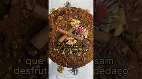 Esta receita é perfeita para seu natal! #semgluten #semlactose #bolodenozes