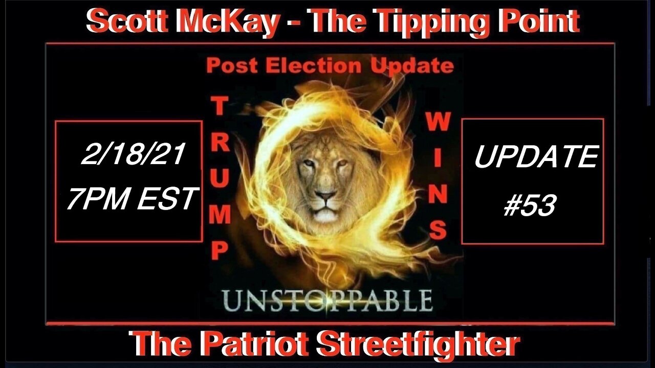 2.18.21 Post Election Update #53: Guest Robert David Steele