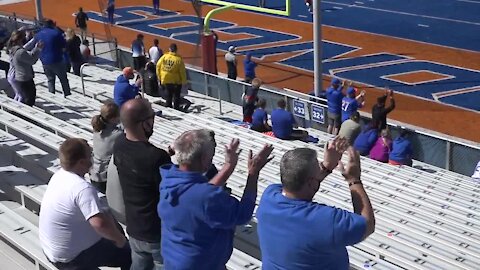 Boise State hosts spring scrimmage in front of fans at Albertsons Stadium