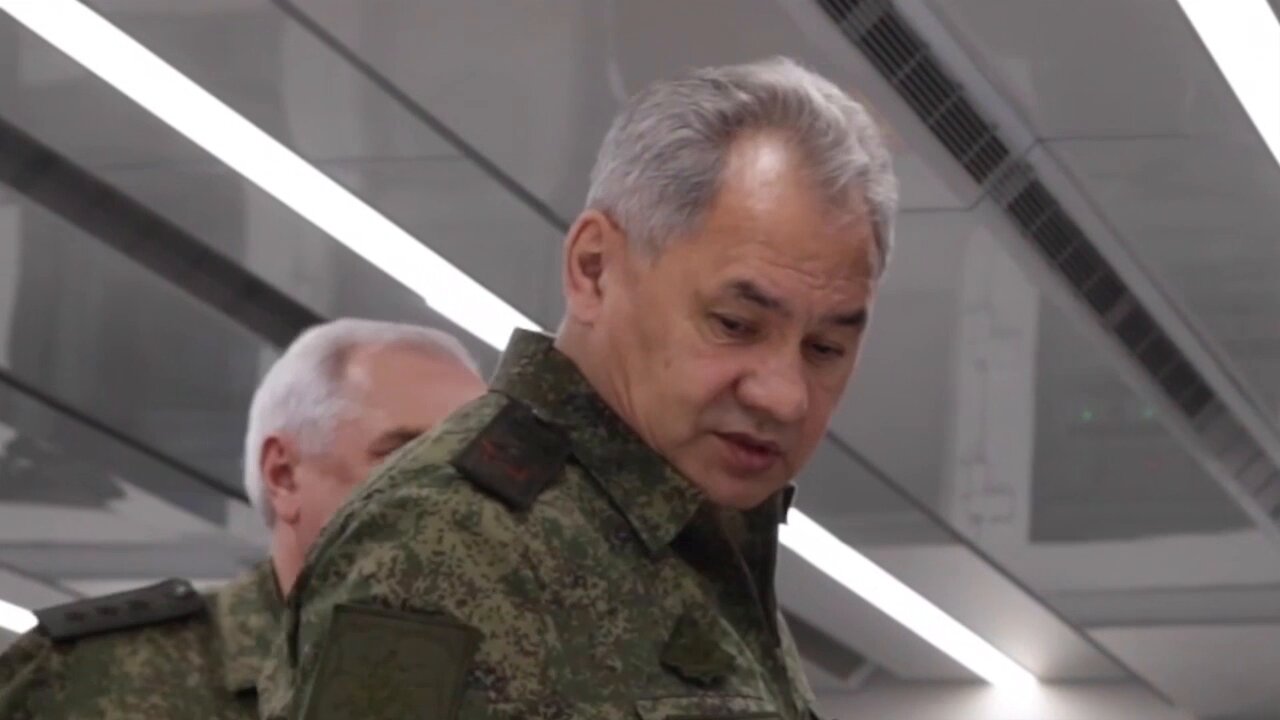 Russian Minister of Defence Sergei Shoigu visits troops involved in the operation in Ukraine