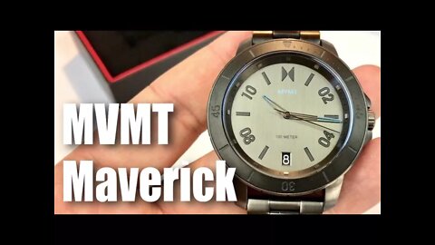 The Maverick (gunmetal modern sports watch) by MVMT Watches review and giveaway