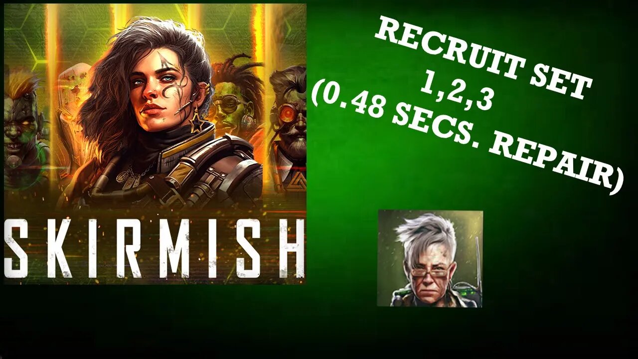 War Commander - Recruit Set 1 ,2, 3 - (0 48 secs Repair)