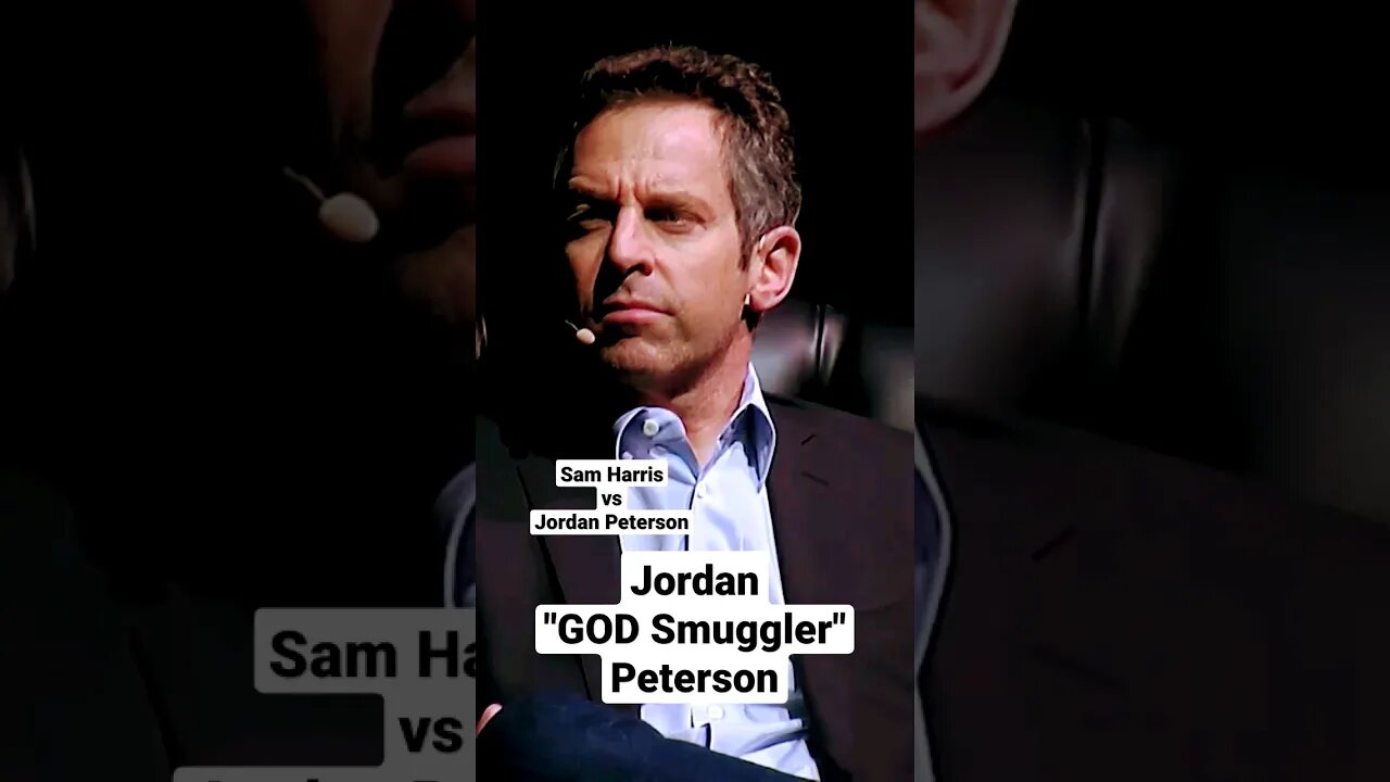 Jordan "God Smuggler" Peterson #samharris #jordanpeterson #god #jesus #religion #atheist #atheism