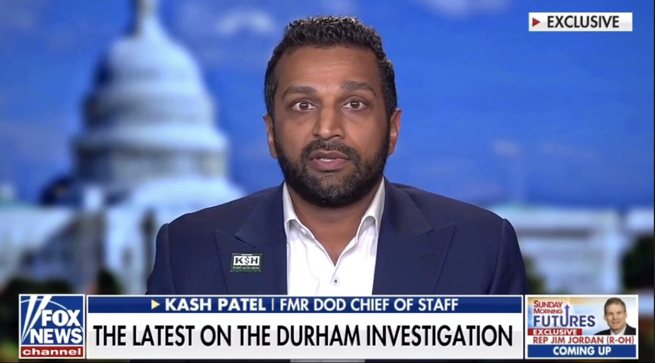 Kash Patel Drops 💥BQQMS💥 on Clinton Cabal