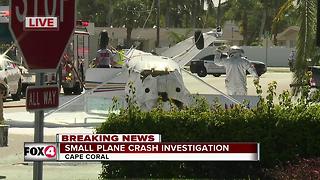 Small plane crash in Cape Coral