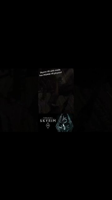 Skyrim VR modded has INSANE physics! #VR #VirtualReality #Skyrim