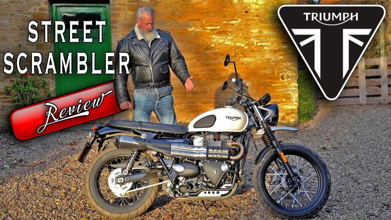 Triumph Street Scrambler Review. The 900cc Bonneville motorbike with Vance & Hines Silencer tested!