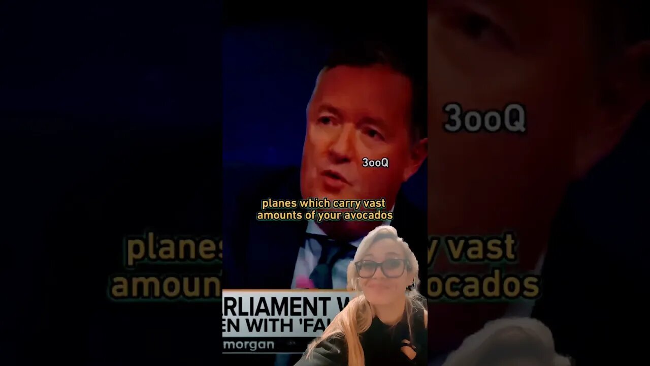 Piers Morgan vs Vegan Globalist #shorts #reaction