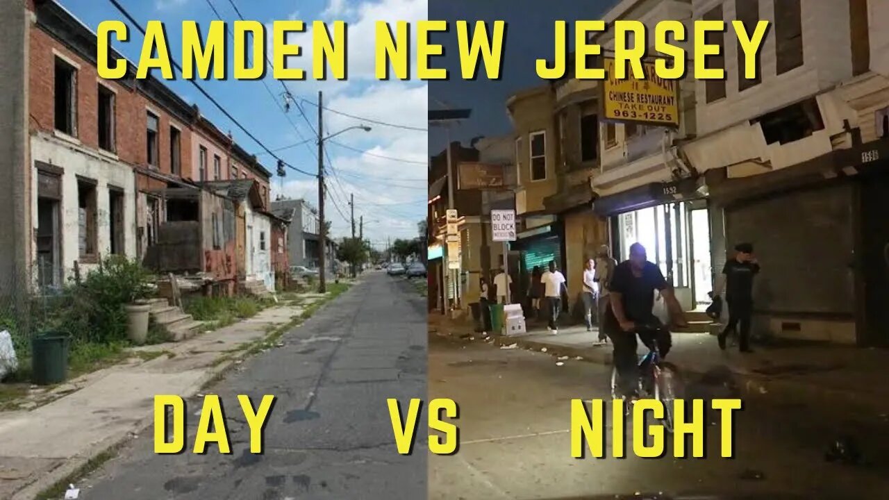 CAMDEN NEW JERSEY HOODS DAY VS NIGHT