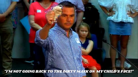 Father Dramatically Speaks Out Against Masks to School Board