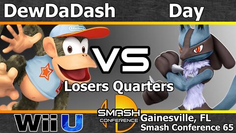 DewDaDash (Diddy & Cloud) vs. VexX Oni|Day (Lucario) - Losers Quarters - SC65