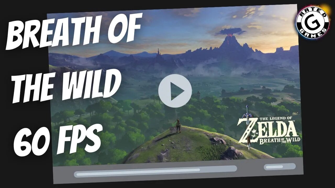 Breath of the Wild 60fps - Intro and Great Plateau