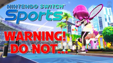 Nintendo's WARNING About The Nintendo Switch Sports Play Test!