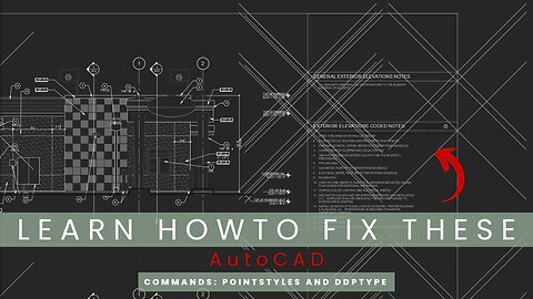 AutoCAD - How to fix pointstyles with the DDPTYPE Command.