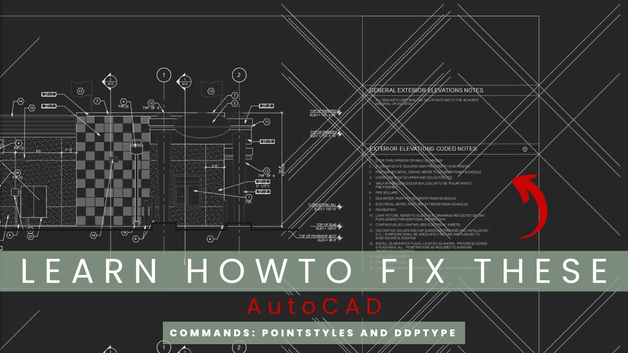 AutoCAD - How to fix pointstyles with the DDPTYPE Command.