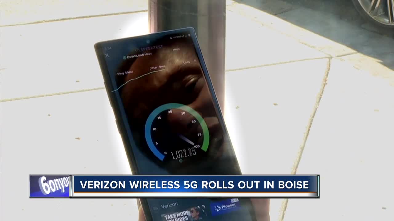 Verizon Wireless rolls out 5G internet service in Boise... for some devices