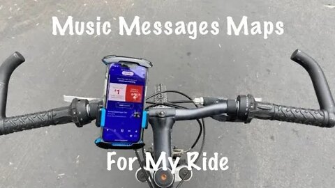 Andobil Bike Phone Mount Review. Music Message Maps Access!