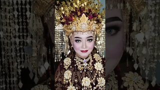 Pakaian Pengantin Palembang Sumatera Selatan #shorts #short #shortvideo