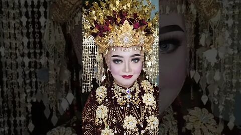 Pakaian Pengantin Palembang Sumatera Selatan #shorts #short #shortvideo