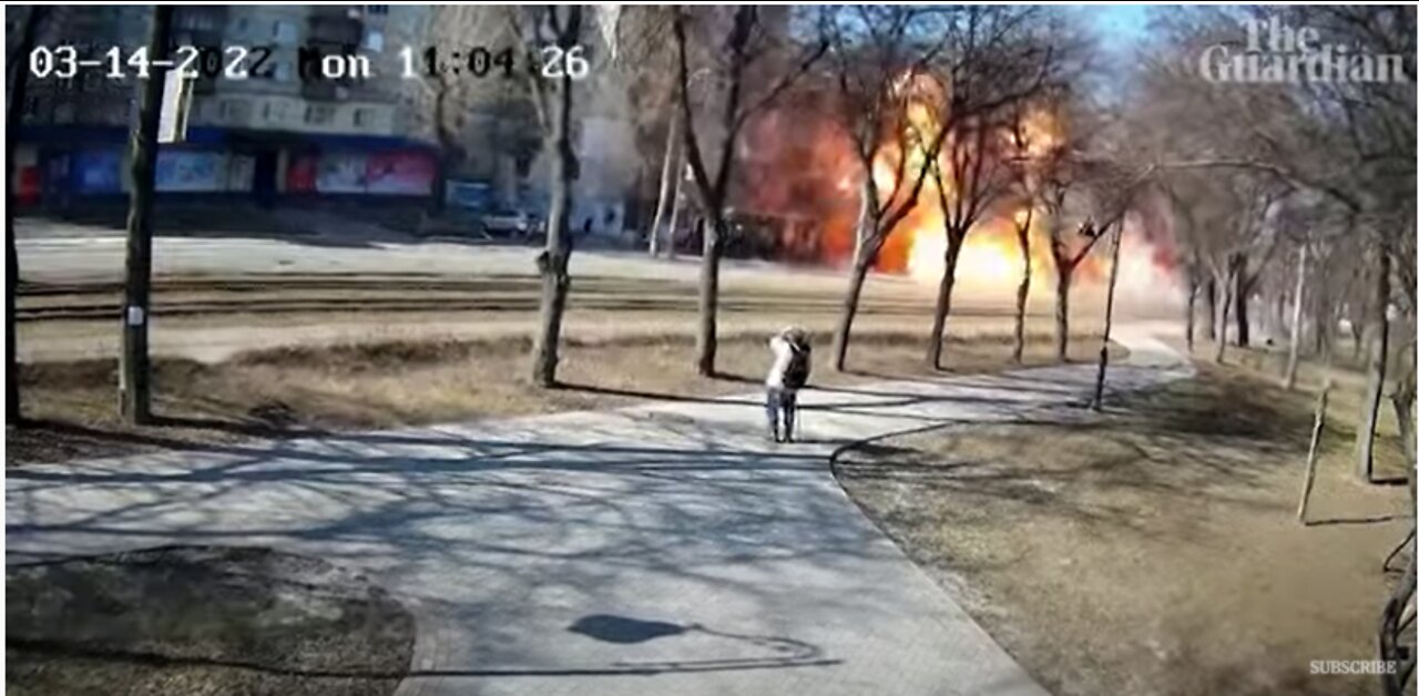 Ukraine: CCTV footage shows residential building blast in Kyiv