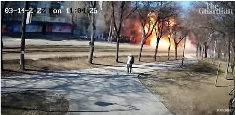 Ukraine: CCTV footage shows residential building blast in Kyiv